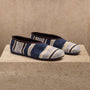 Women's Baja Stripe Flat In Navy Multi Strip | James Perse Los Angeles