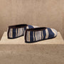 Women's Baja Stripe Flat In Navy Multi Strip | James Perse Los Angeles