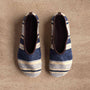 Women's Baja Stripe Flat In Navy Multi Strip | James Perse Los Angeles