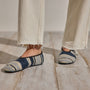 Women's Baja Stripe Flat In Navy Multi Strip | James Perse Los Angeles