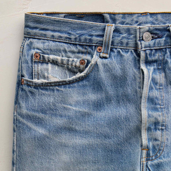 Vintage Levi's Denim In Medium Wash | James Perse Los Angeles