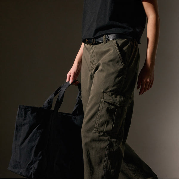 Small Matte Nylon Tote in Black | James Perse Los Angeles / Womens