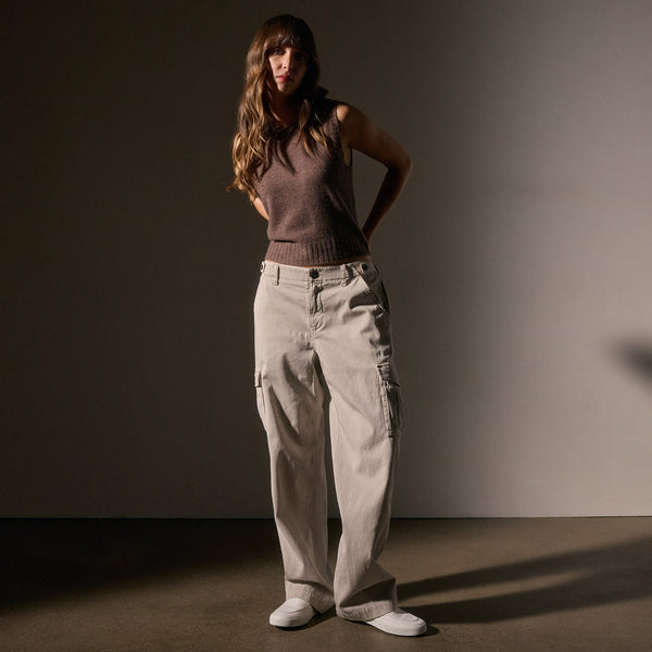Cargo Pant in Salt Pigment | James Perse Los Angeles