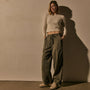 Oversized Surplus Pant in Birch Pigment | James Perse Los Angeles