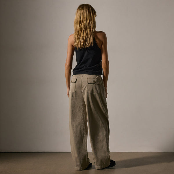 Oversized Military Pant in Overcast Pigment | James Perse Los Angeles
