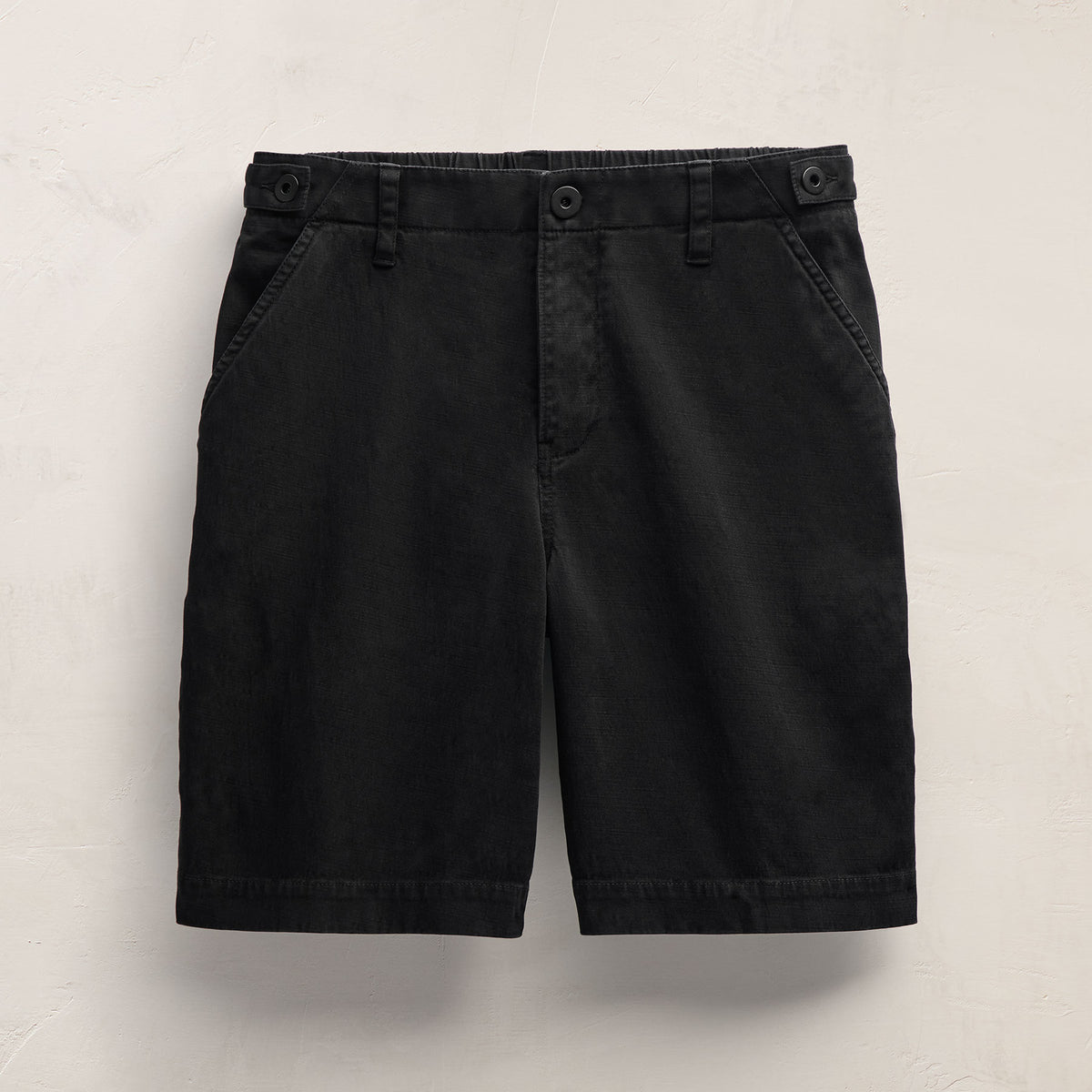 Cotton Long Short in Black Pigment | James Perse Los Angeles