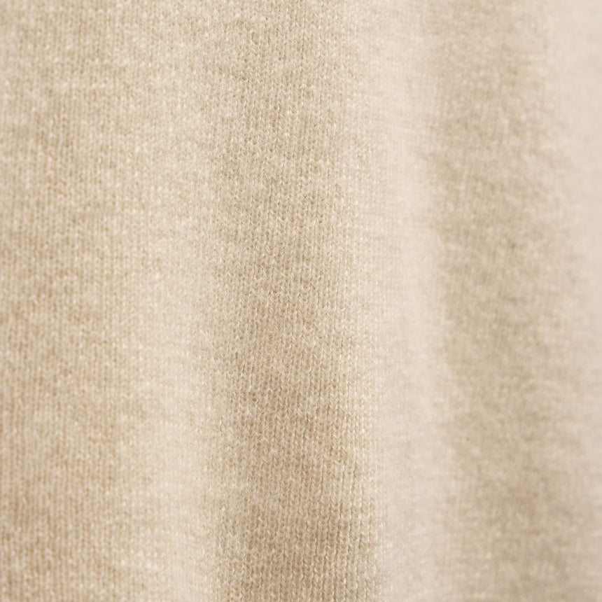 Fitted Funnel Neck Sweater - Ecru | James Perse Los Angeles