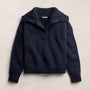 Funnel Neck Sweater - Navy | James Perse Los Angeles