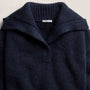 Funnel Neck Sweater - Navy | James Perse Los Angeles