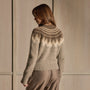 Fair Isle Crew Neck Sweater - Grey Brown Fair Isle | James Perse Los Angeles