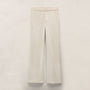 Brushed Cotton Blend Knit Trouser in Ivory | James Perse Los Angeles