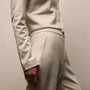Brushed Cotton Blend Knit Trouser in Ivory | James Perse Los Angeles