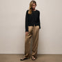 Fine Knit Cardigan in Black | James Perse Los Angeles