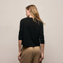 Fine Knit Cardigan in Black | James Perse Los Angeles