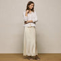 Fine Knit Cardigan in White | James Perse Los Angeles