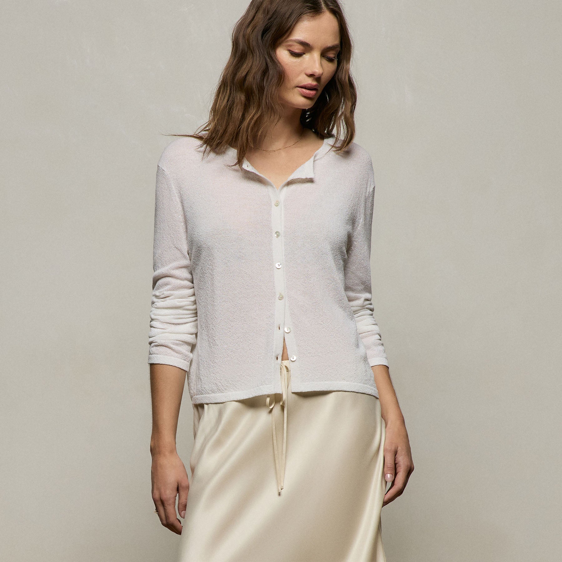Fine Knit Cardigan from James Perse - $425