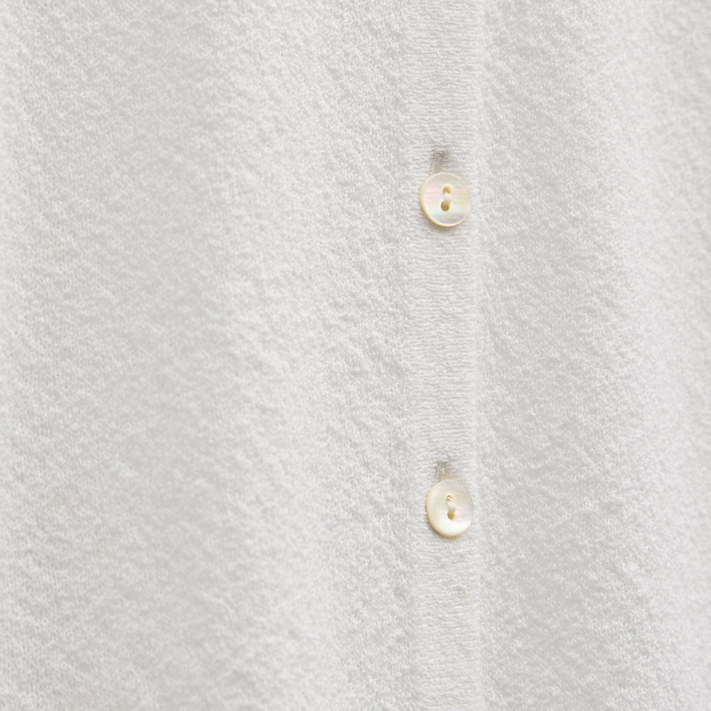 Fine Knit Cardigan in White | James Perse Los Angeles
