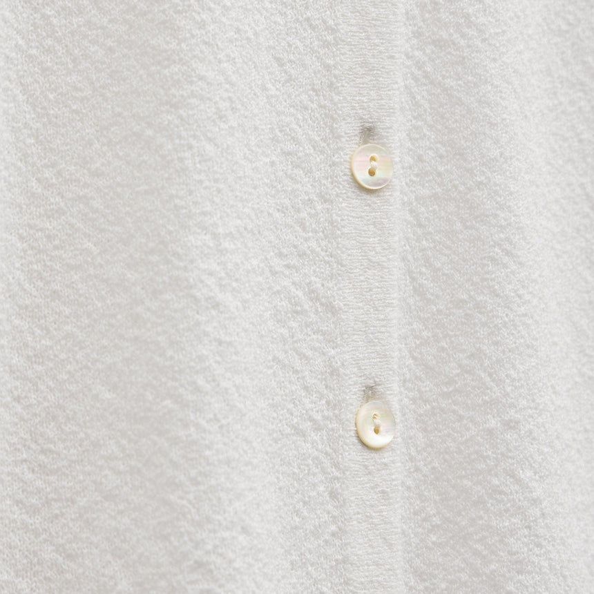 Fine Knit Cardigan in White | James Perse Los Angeles