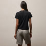 Brushed Elevated Jersey Short Sleeve Tee in Black | James Perse Los Angeles