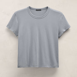 Brushed Elevated Jersey Short Sleeve Tee in Ore | James Perse Los Angeles
