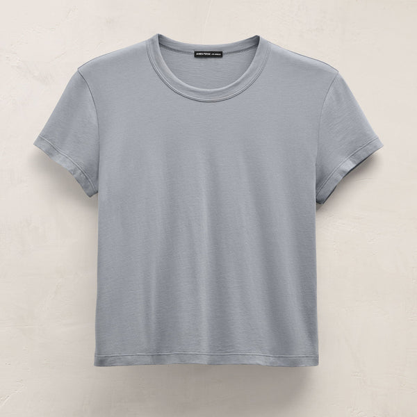 Brushed Elevated Jersey Short Sleeve Tee in Ore | James Perse Los Angeles