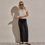 Brushed Elevated Jersey Short Sleeve Tee in White | James Perse Los Angeles