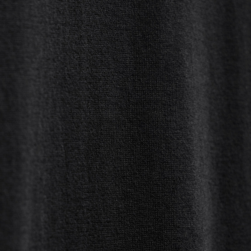 Brushed Elevated Jersey Long Sleeve Tee in Black | James Perse Los Angeles