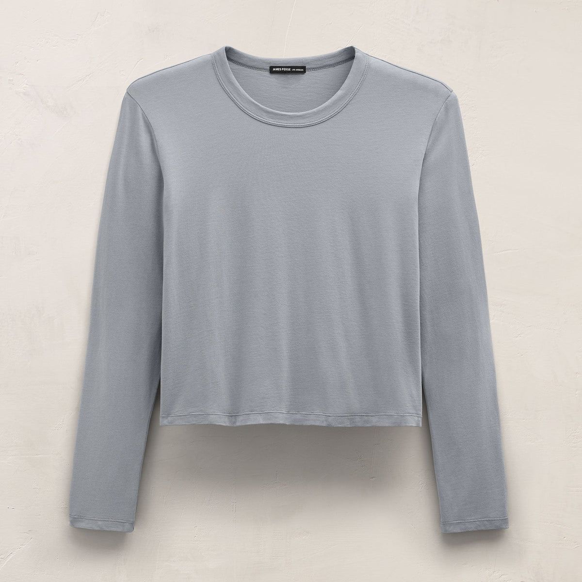 Brushed Elevated Jersey Long Sleeve Tee in Ore | James Perse Los Angeles