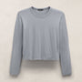 Brushed Elevated Jersey Long Sleeve Tee in Ore | James Perse Los Angeles