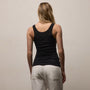 Long Jersey Tank in Black | James Perse Los Angeles