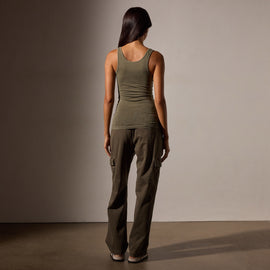 Long Jersey Tank in Trooper Pigment | James Perse Los Angeles