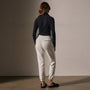 Matte Scuba Track Pant in Ivory | James Perse Los Angeles