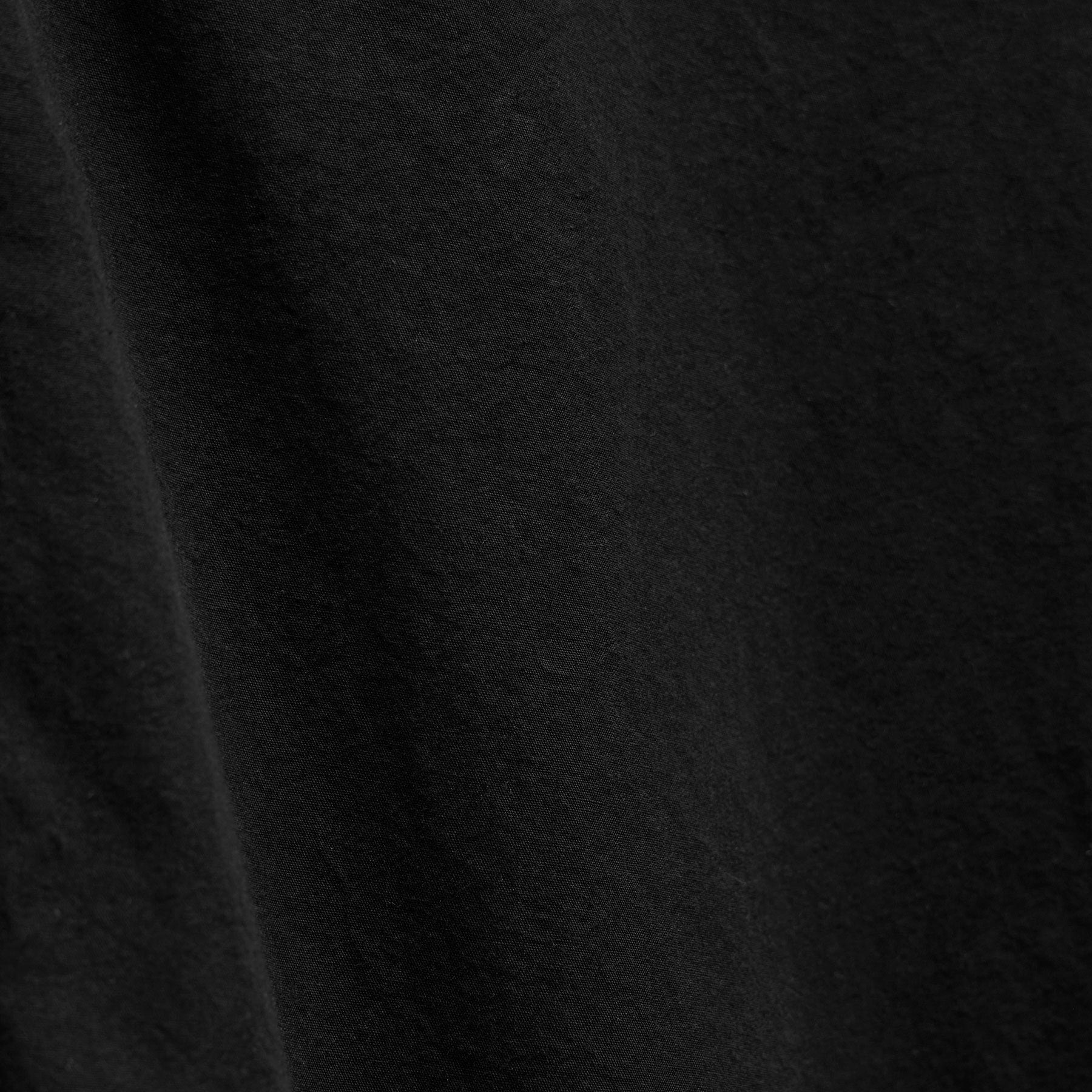 Textured Cotton Oversized Shirt in Black | James Perse Los Angeles