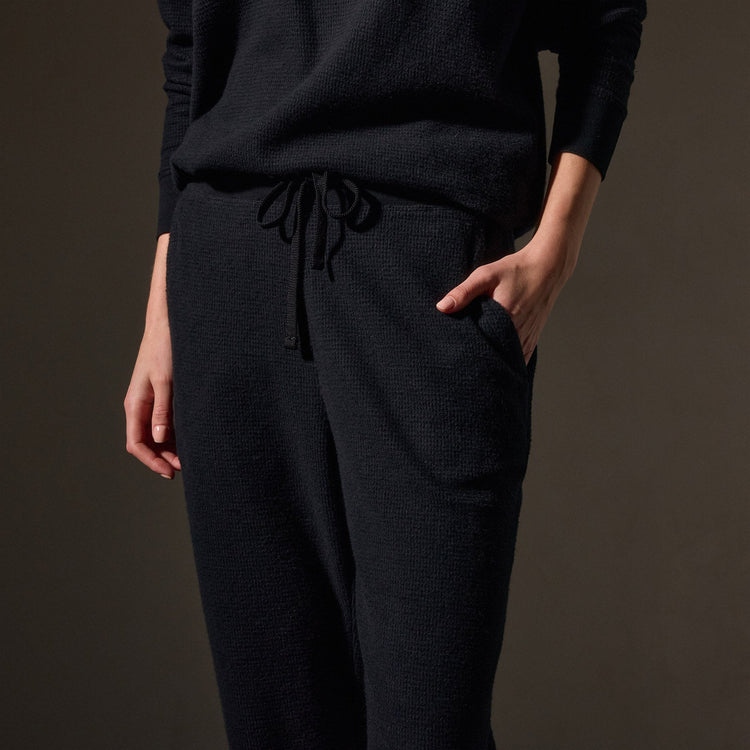 Women's Brushed Thermal Lounge Gift Set in Black | James Perse Los Angeles