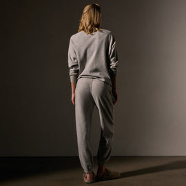 Brushed Thermal Sweat Pant  in Heather Grey | James Perse Los Angeles