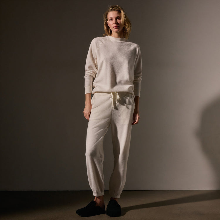 Women's Brushed Thermal Lounge Gift Set in Oyster | James Perse Los Angeles