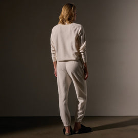Brushed Thermal Sweat Pant  in Oyster | James Perse Los Angeles