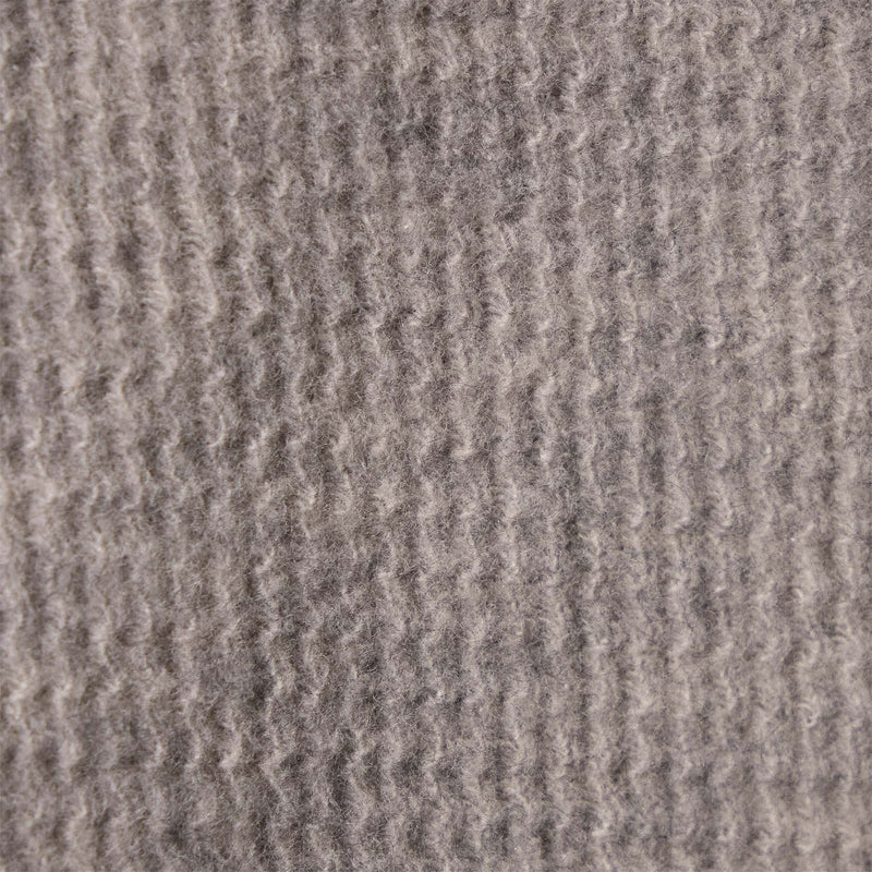 Brushed Thermal Knit Mock Neck in Heather Grey | James Perse Los Angeles