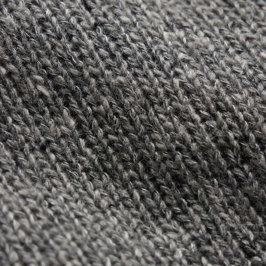 Marled Cashmere Linen Crew in Heather Grey | James Perse Los Angeles