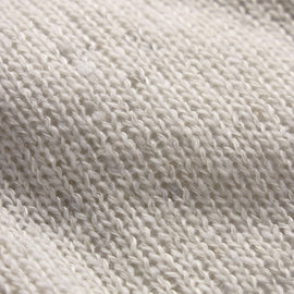 Marled Cashmere Linen Crew in Pearl | James Perse Los Angeles
