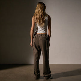 Cashmere Touch  Cargo Pant  in Mushroom | James Perse Los Angeles