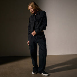 Shrunken Jean Jacket  in Black | James Perse Los Angeles