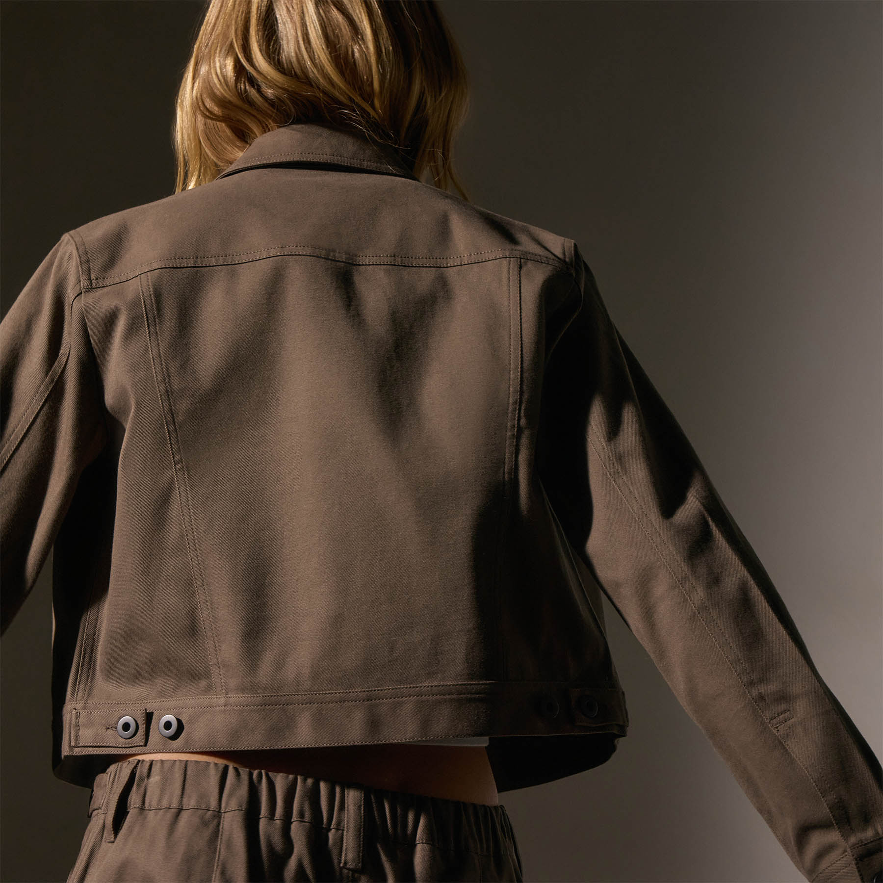 Cashmere Touch Jacket - Mushroom