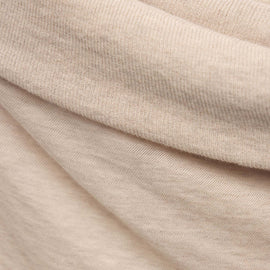 Sheer Off Shoulder Top in Light Tan Melange | James Perse Los Angeles