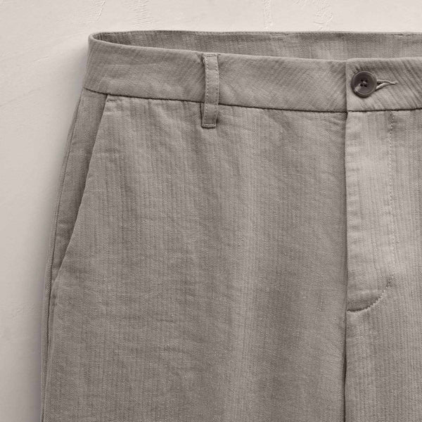 Playa Linen Trouser in Fog | James Perse Los Angeles