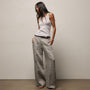 Playa Linen Trouser In Fog | James Perse Los Angeles