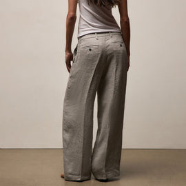 Playa Linen Trouser In Fog | James Perse Los Angeles