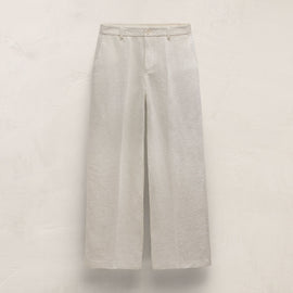 Playa Linen Trouser in Off White | James Perse Los Angeles