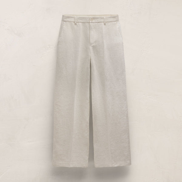 Playa Linen Trouser in Off White | James Perse Los Angeles