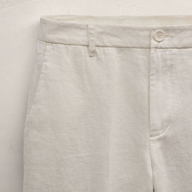 Playa Linen Trouser in Off White | James Perse Los Angeles